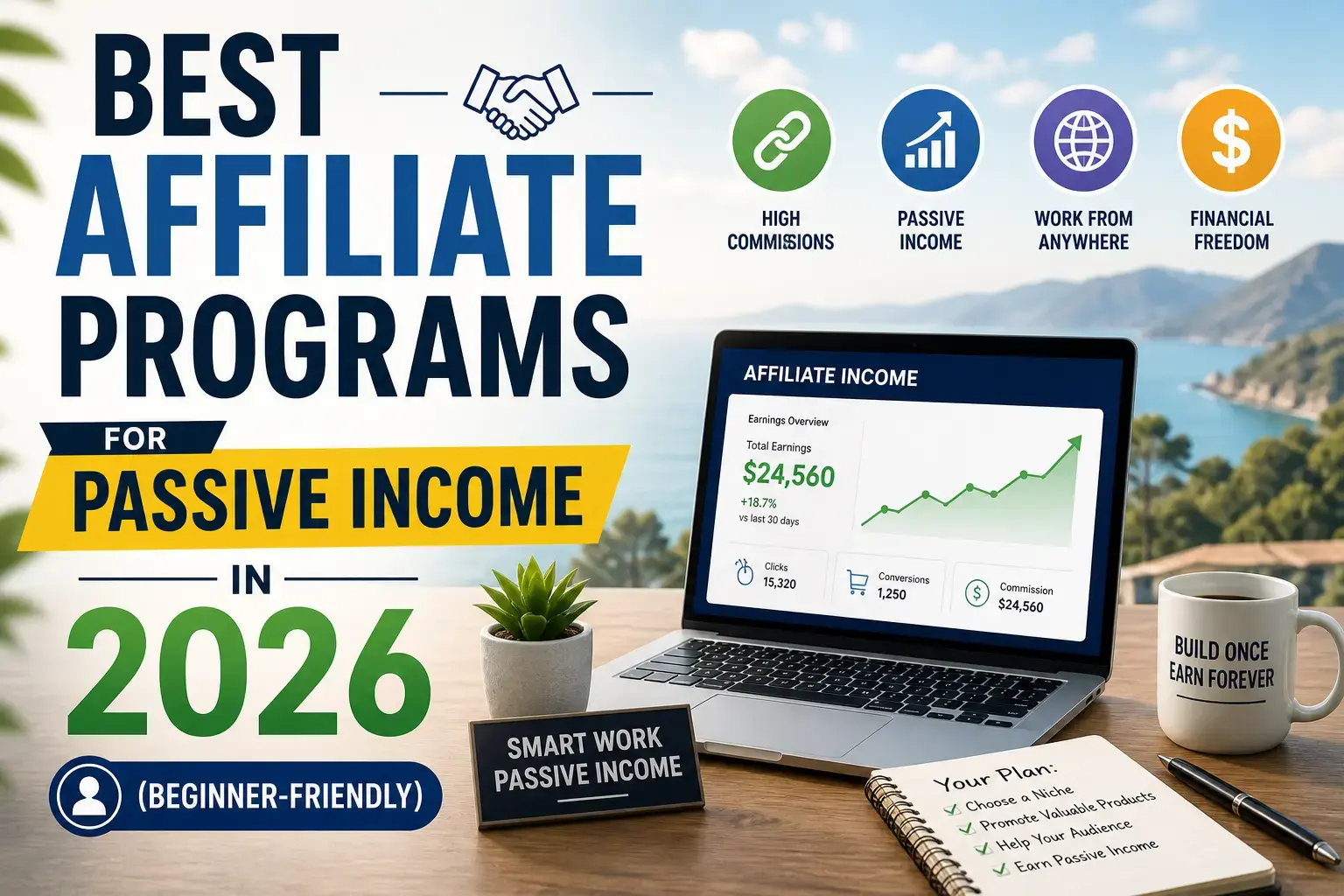 Best Affiliate Programs for Passive Income in 2026 - Beginner Friendly Guide by Creovate