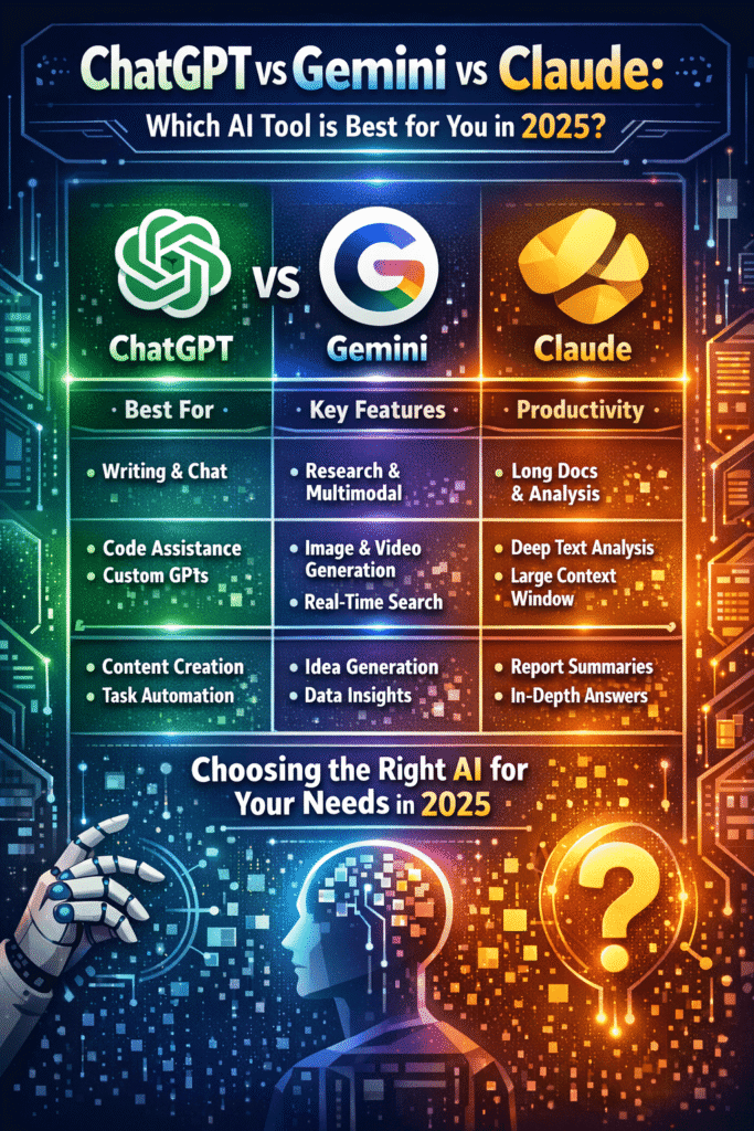 Which AI Tool is Best for You in 2025?