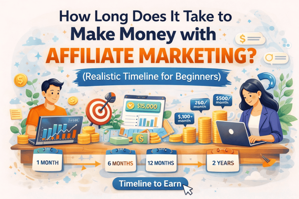 Affiliate marketing journey explained visually