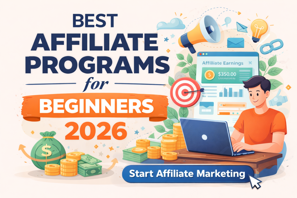 Best affiliate programs for beginners 2026