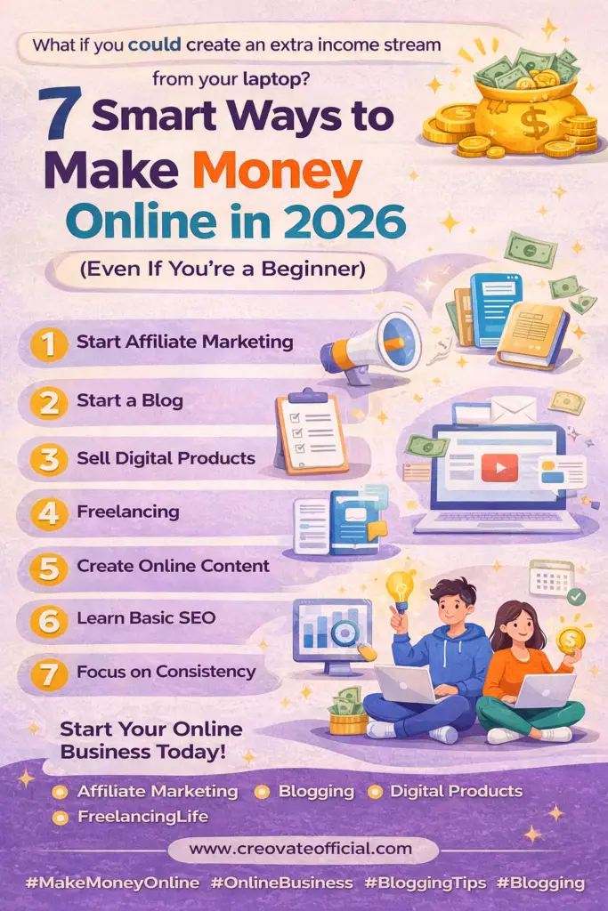 7 Smart Ways to Make Money Online for Beginners in 2026