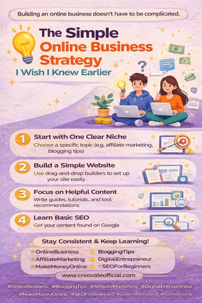 The Simple Online Business Strategy I Wish I Knew Earlier 