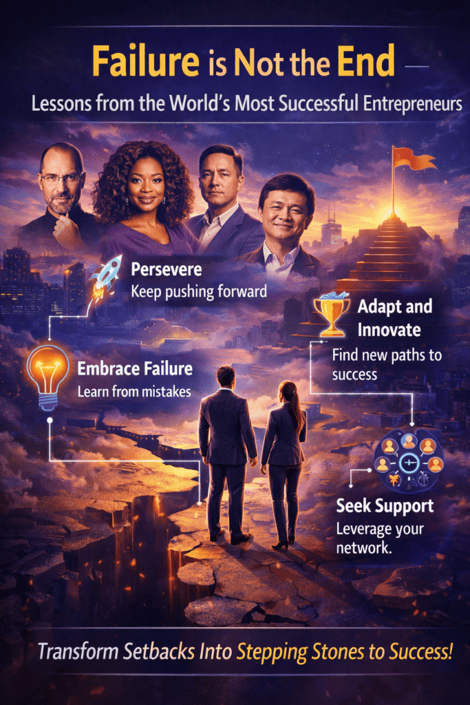 Failure is Not the End — Lessons from the World's Most Successful Entrepreneurs
