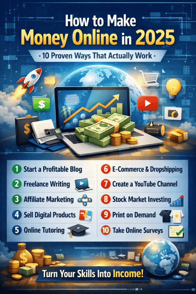 How to Make Money Online in 2025