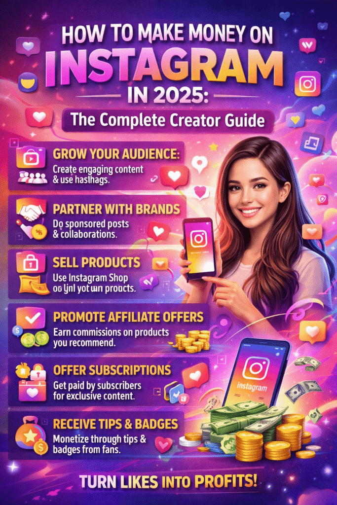 How to Make Money on Instagram in 2025: The Complete Creator Guide