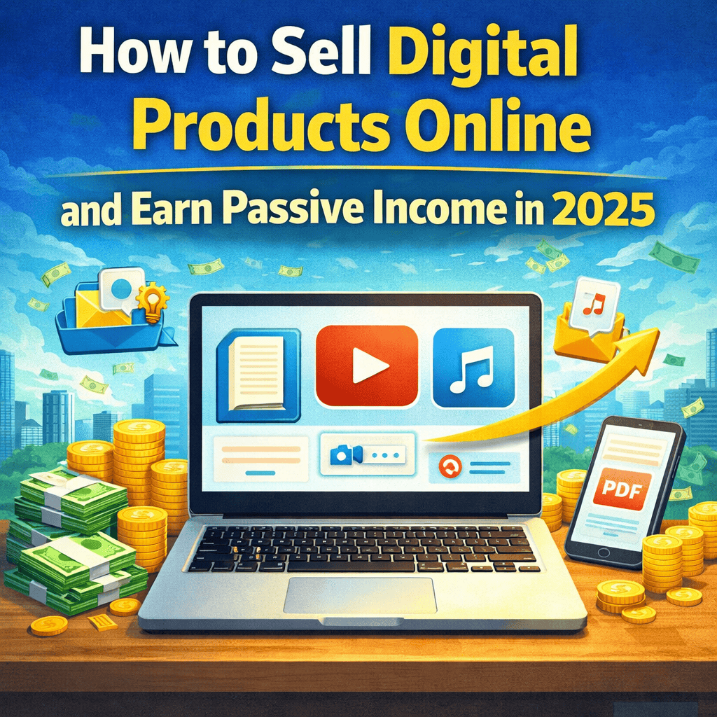How to Sell Digital Products Online and Earn Passive Income in 2025