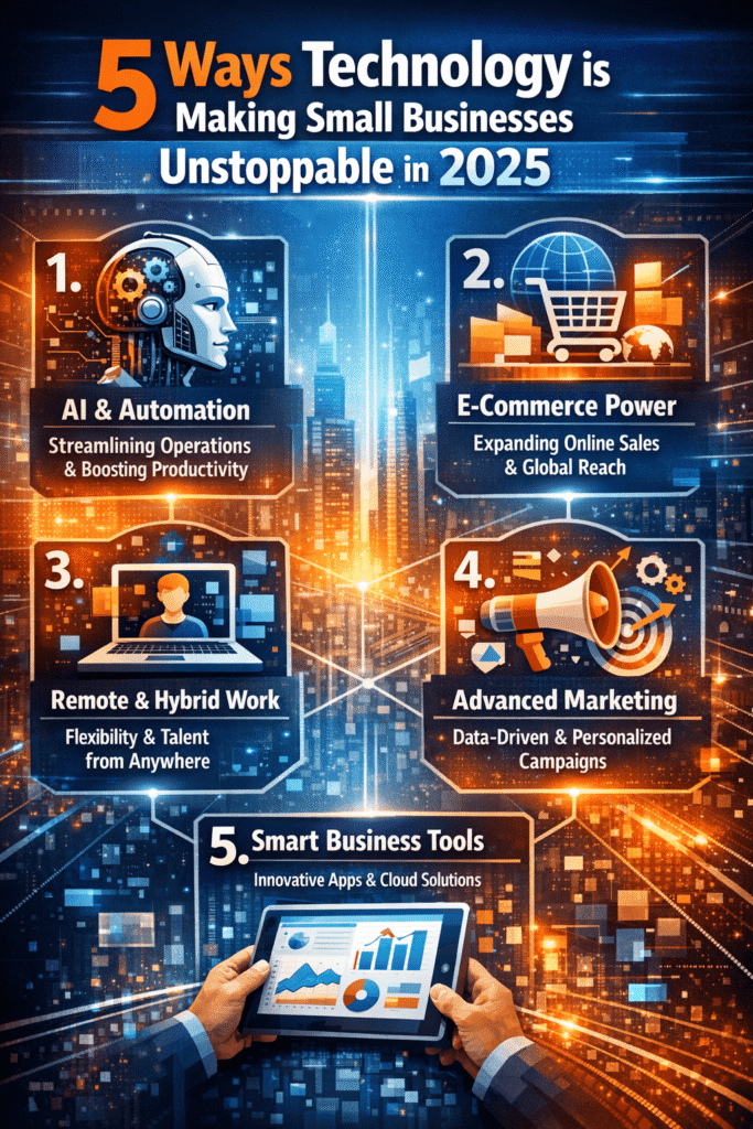 5 Ways Technology is Making Small Businesses Unstoppable in 2025