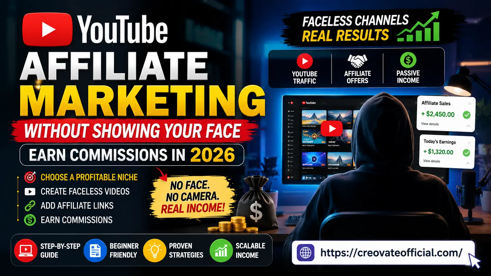 YouTube Affiliate Marketing Without Showing Your Face - Earn Commissions in 2026